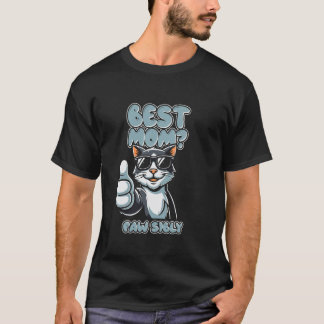 Camiseta Mãe de Gato Filhote Dono de Animal Felino - Melhor