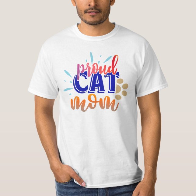 Camiseta Mãe de Gato Orgulhoso (Frente)