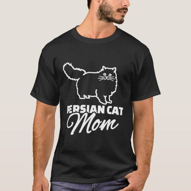 Camiseta Mãe de Gato Persa (Frente)