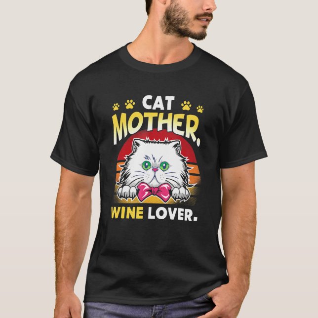 Camiseta Mãe de Gato Proprietário de Gatos (Frente)