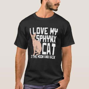 Camiseta Mãe de Gato Sphynx Amante de Gato Sphynx Dona de G