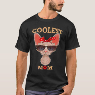 Camiseta Mãe de Gato Sphynx Mais Legal Eu Sphynx Cat