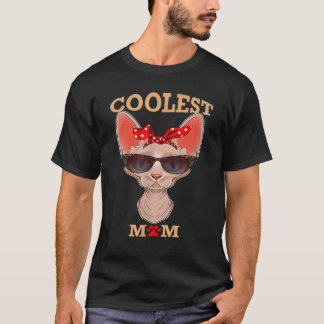 Camiseta Mãe de Gato Sphynx Mais Legal Eu Sphynx Cat