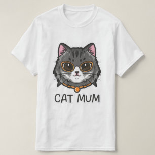 Camiseta mãe de gatos