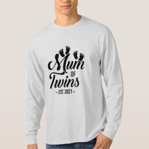 Camiseta Mãe De Gêmeos 2021
