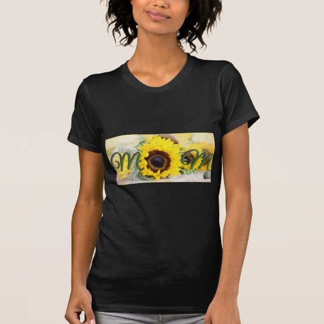 Camiseta Mãe de girassol (Frente)