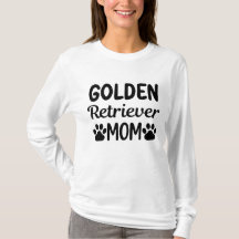Mãe de Golden Retriever Amante de Cachorro Manga L