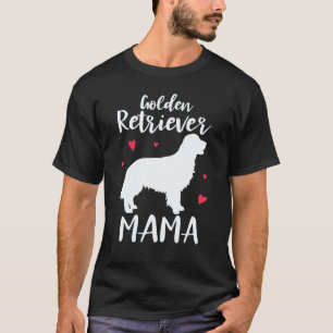 Camiseta Mãe de Golden Retriever Antiga - Amante de Cães Re