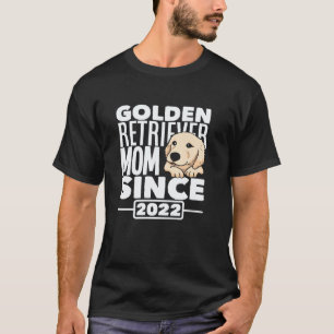 Camiseta Mãe de Golden Retriever Desde 2022 Mãe de Cachorro