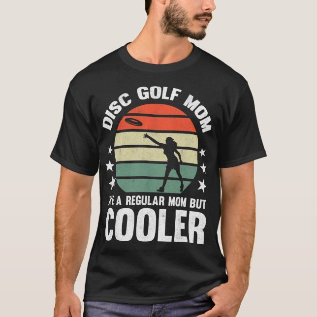 Camiseta Mãe de Golfe de Disco Mãe de Golfe de Disco Jogado (Frente)