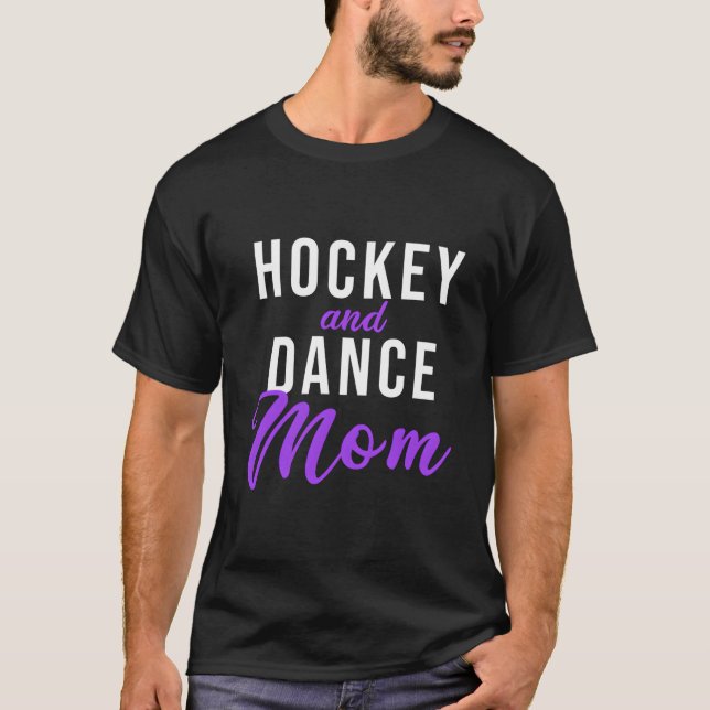 Camiseta Mãe de Hockey e Dança (Frente)