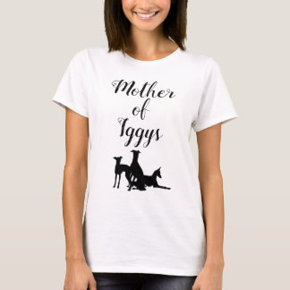 Camiseta Mãe de Iggys, Mamãe italiana de galgos