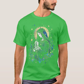 Camiseta Mãe de Jesus Maria Virgem Maria Arte Católica 19 f