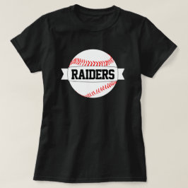 Camiseta Mãe de jogador de beisebol ou torcedora personaliz