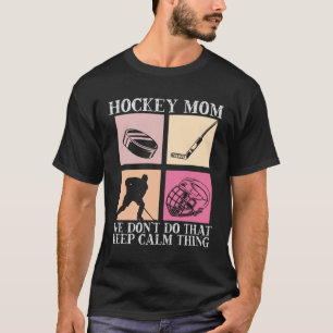 Camiseta Mãe de jogador de hóquei Maternidade Melhor Mamãe 