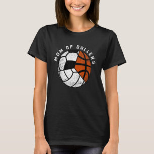 Camiseta Mãe De Jogador De Voleibol