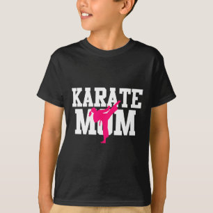 Camiseta Mãe de Karate Dia das Mães Artes Marciais Kickboxi