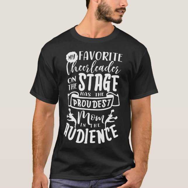 Camiseta Mãe de líder de torcida Liderança de torcida Equip (Frente)