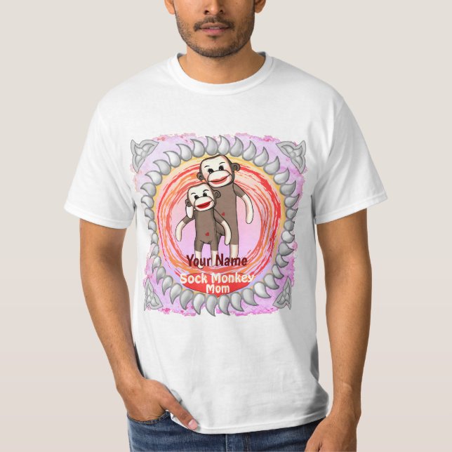 Camiseta Mãe de Macaco de Meia  (Frente)