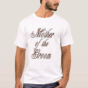 Camiseta Mãe de marrons elegantes do noivo