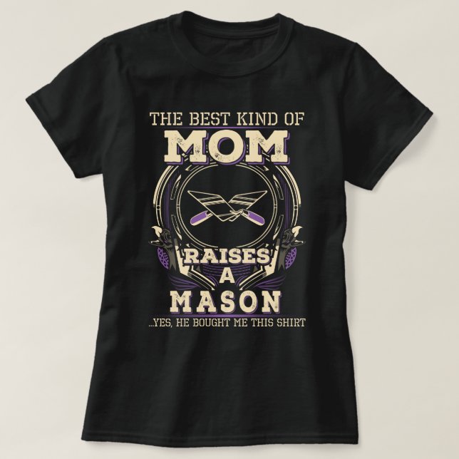 Camiseta Mãe de Mason Orgulhosa (Frente do Design)