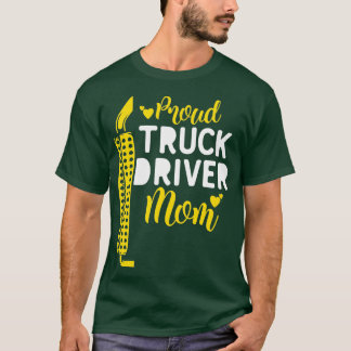 Camiseta Mãe de Motorista de Caminhão Orgulhoso