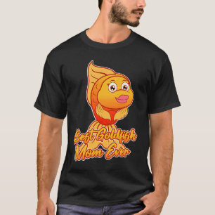 Camiseta Mãe de Peixe Dourado Aquário Irônico de Peixes