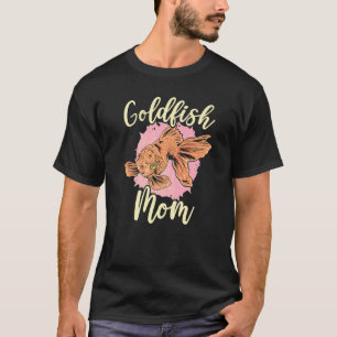 Camiseta Mãe de Peixe Dourado Aquarista Subaquático Aquaris