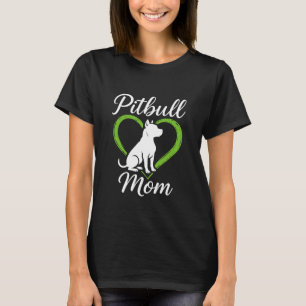 Camiseta Mãe de Pitbull Amante de Cachorro Dona de Pet Co