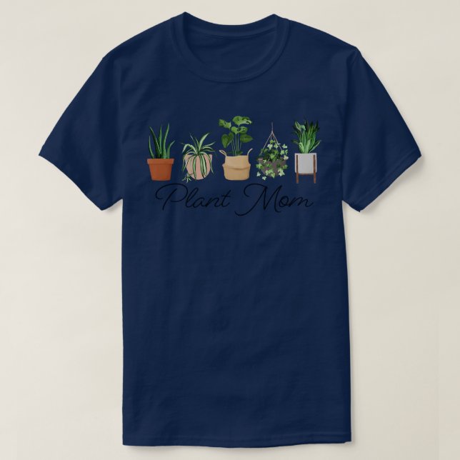 Camiseta mãe de planta (Frente do Design)