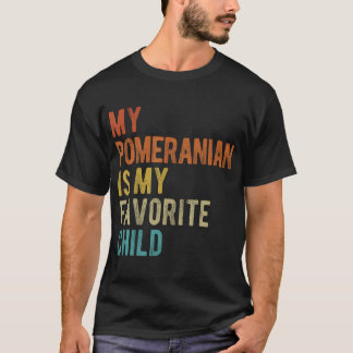 Camiseta Mãe de Pomerânia Pai Amante de Cachorro Engraçado
