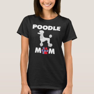 Camiseta Mãe de Poodle de Cão Norueguês