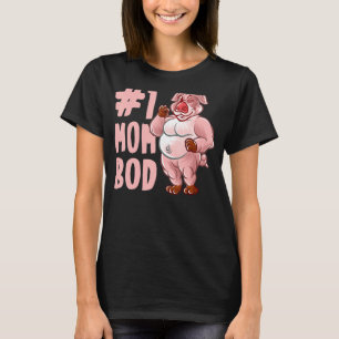 Camiseta Mãe de Porco Melhor Mãe Mamãe De Bacalhau Porcos M