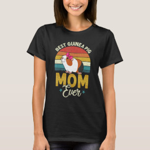 Camiseta Mãe de Porquinho-da-Índia Porquinhos-da-Índia