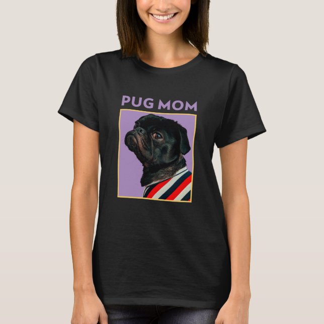 Camiseta Mãe de Pug (Frente)
