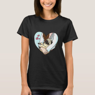 Camiseta Mãe de Pug Fofa Amor Animal