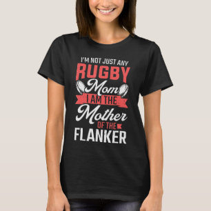 Camiseta Mãe De Rugby Do Jogador De Rugby Flanker