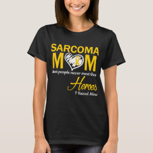 Camiseta Mãe de Sarcoma Eu Levantei o Meu