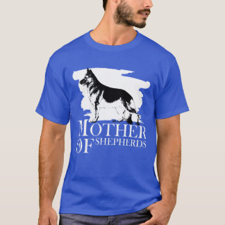 Camiseta Mãe de Shepherds Dog Owner Gift Family