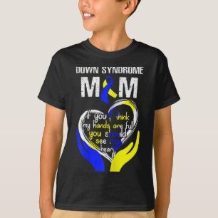 Camiseta Mãe de Síndrome de Down Fantasia Dia Mundial da Sí