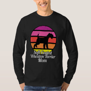 Camiseta Mãe de Soft Coated Wheaten Terrier I Retro Terrier