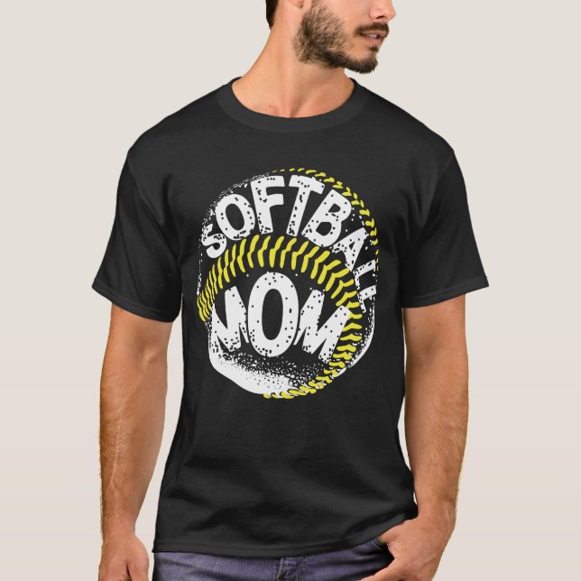 Camiseta Mãe de Softball- SoftballLover (Frente)