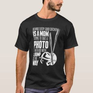 Camiseta Mãe de Softbol Arremessadora Apanhadora Batedora S