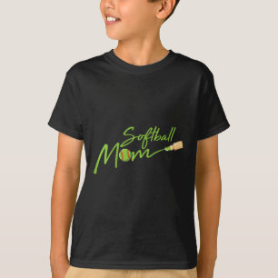 Camiseta Mãe de Softbol Fã de Esporte Legal Jogadora Mãe Or