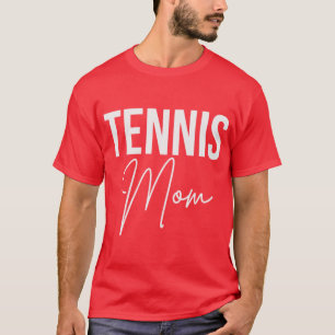 Camiseta Mãe de tenista fofa mãe de jogador de tênis para m