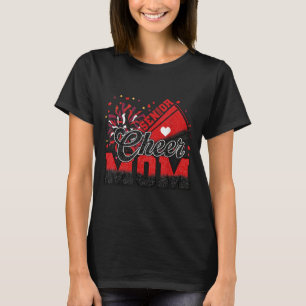 Camiseta Mãe de Torcedora Sênior 2026 Vermelha e Preta Mãe