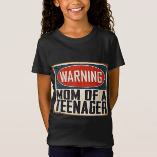 Camiseta Mãe de um 13 de Adolescente Oficial de Combinação