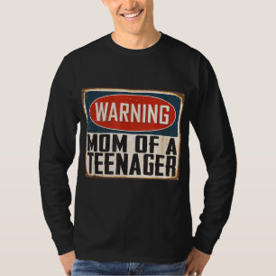 Camiseta Mãe de um 13 de Adolescente Oficial de Combinação