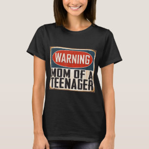 Camiseta Mãe de um 13 de Adolescente Oficial de Combinação