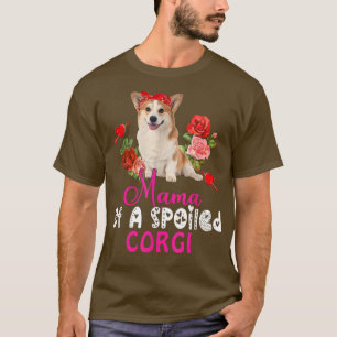Camiseta Mãe De Um Arco De Cachorro Corgi Corgi Corgi Malha